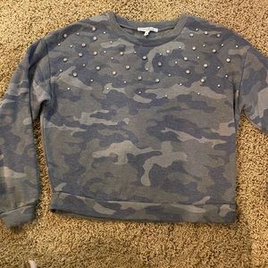 Express next cropped sweatshirt